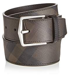 burberry joe london check leather belt