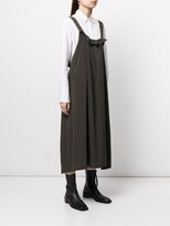 Thumbnail for your product : Y's Ruffle-Trim Shift Pinafore Dress