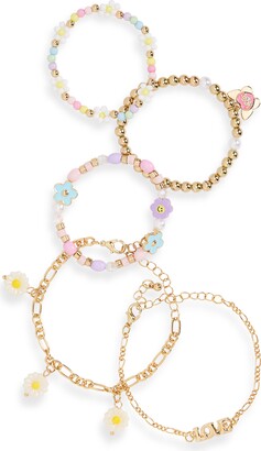 Capelli New York Kids' Assorted Set of 5 Bracelets