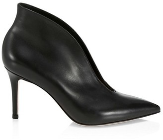 yoki notch womens heeled booties