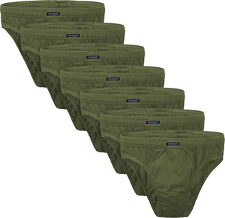 BRUBAKER 7-Pack Men's Underwear Briefs Classic Slip Underpants Black Size M  - ShopStyle
