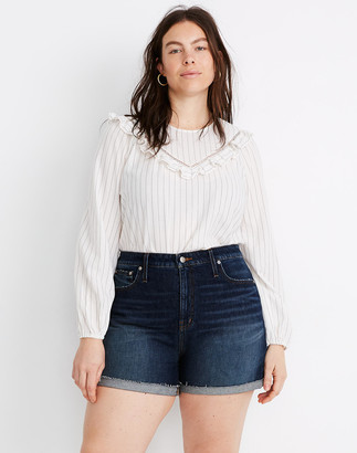 Madewell Curvy High-Rise Denim Shorts in Canterdale Wash