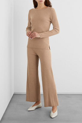 Iris & Ink Carol Ribbed Wool-blend Sweater