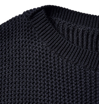 Gucci Anchor-AppliquÃ©d Cotton Sweater