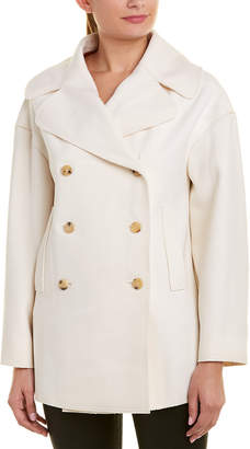Valentino Double-Breasted Wool Coat