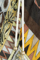 Thumbnail for your product : Emilio Pucci Mixed Print Wide-Leg Pants