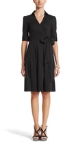 Thumbnail for your product : White House Black Market 3/4 Sleeve Fit & Flare Shirt Dress