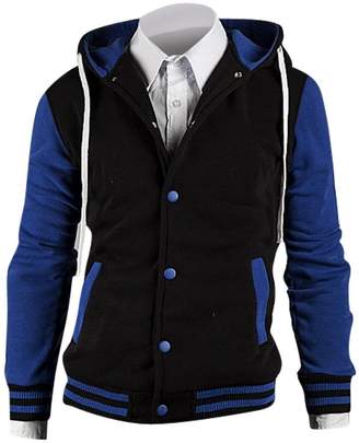 jeansian Men's Fashion Jacket Outerwear Tops Hoodie 9006 S