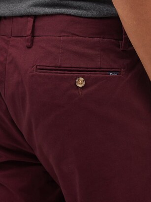 Polo Ralph Lauren Slim-fit Cotton-blend Chino Trousers - Burgundy