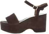 Thumbnail for your product : Marni Suede Platform Wedge Sandals