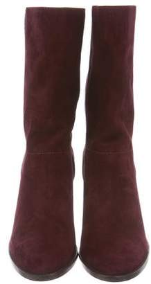 Jimmy Choo Suede Mid-Calf Boots w/ Tags