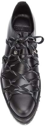 Yohji Yamamoto elasticated lace-up shoes