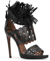 Thumbnail for your product : Alaïa Pre-Owned High-Heel Fringed Sandals