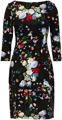 Erdem Reese Floral-print Stretch-jersey Mini Dress