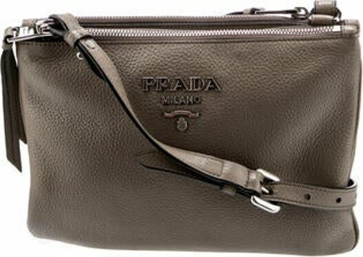 Prada Vitello Phenix Double Zip Crossbody Bag - ShopStyle