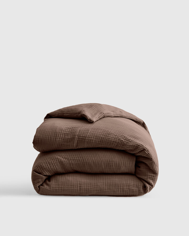 Quince Organic Airy Gauze Duvet Cover