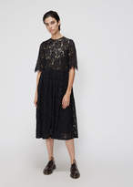 Thumbnail for your product : Ganni Short Sleeve Lace Dress