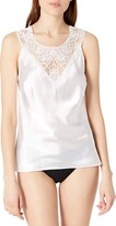 Thumbnail for your product : Cinema Etoile Women's Charmeuse Camisole with Medallion Lace