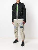 Thumbnail for your product : DSQUARED2 cropped patchwork trousers