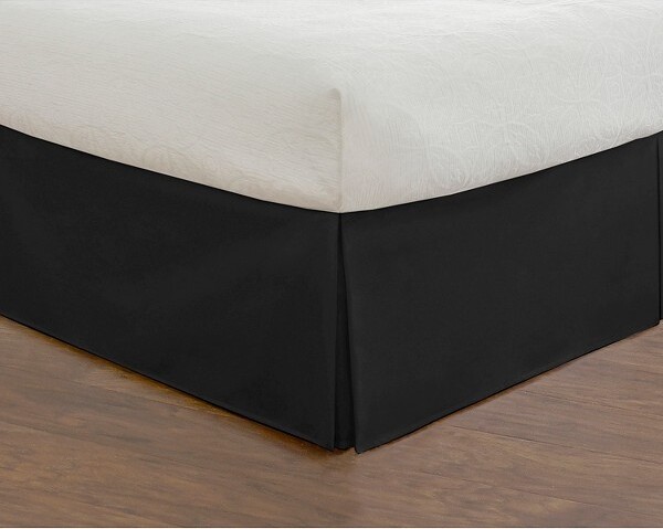 Fresh Ideas Mocha Tailored Bedding Collection 14" Bed Skirt (Twin): Fresh Ideas, Poplin Weave, Polyester & Cotton Blend
