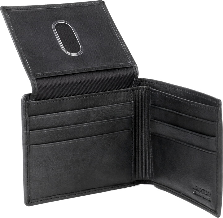 J. Buxton Men’s Dakota Credit Card Billfold, Black