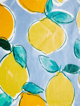 John Lewis & Partners Wipe Clean PVC Lemons Tablecloth, Yellow/Multi