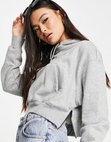 Thumbnail for your product : Nike Essentials Fleece side-zip hoodie in gray heather