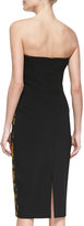Thumbnail for your product : Michael Kors Leaf Crepe Bustier Dress