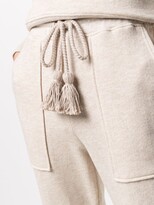 Thumbnail for your product : Ulla Johnson Tassel Detail Cropped Track Pants