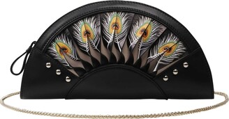 Feather Clutch Handbag - Black – Golden Lily Wholesale