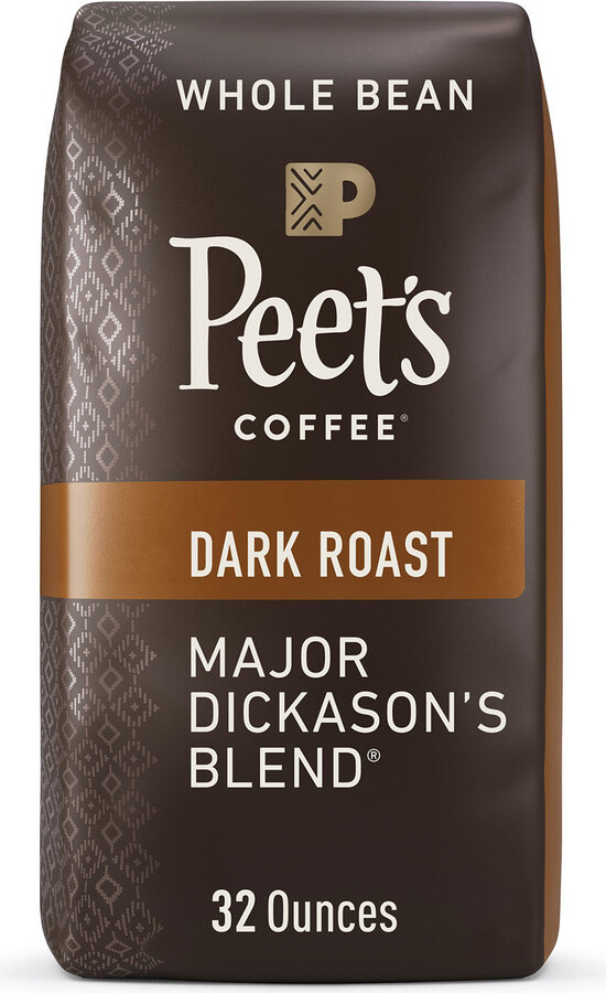 Peet's Coffee Dark Roast Whole Bean, Major Dickason's Blend, 32 oz.
