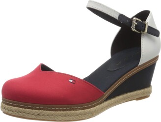 Tommy Hilfiger Red Women's Sandals | Shop the world's largest collection of  fashion | ShopStyle UK