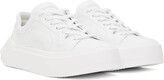 Thumbnail for your product : Pierre Hardy White Cubix Leather Sneakers