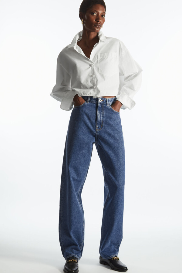 COS TaperedLeg HighRise Jeans ShopStyle