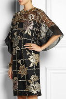 Thumbnail for your product : Biyan Lucy embroidered organza dress