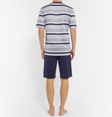 Thumbnail for your product : Zimmerli Striped Cotton-Jersey Pyjama Set
