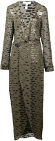 Thumbnail for your product : Fleur Du Mal Leather And Sequin Dress