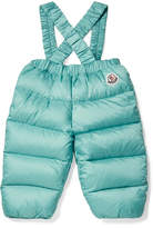 Thumbnail for your product : Moncler Kids - Months 3 - 24 Rorotea Hooded Quilted Shell Down Jacket And Pants Set