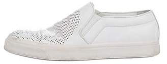Alexander McQueen Perforated Leather Skull Sneakers