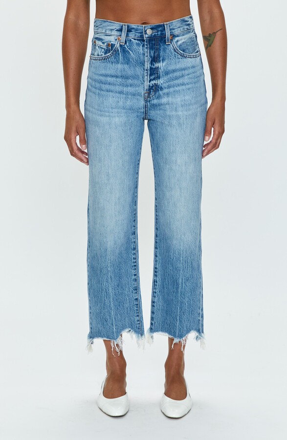 Pistola Denim Cassie High Waist Crop Jeans