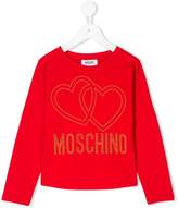 Thumbnail for your product : Moschino Kids heart logo top
