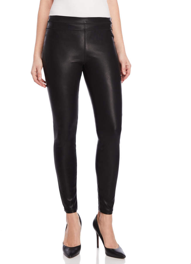 Blank NYC Faux Leather Pull-On Leggings - ShopStyle