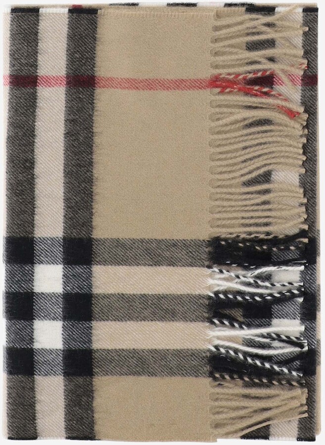 Cashmere Check Scarf
