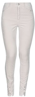 Marc Cain 2 Women Light grey Pants Cotton, Modal, Polyester, Elastane