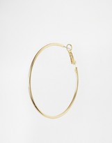 Thumbnail for your product : ASOS Fine Wire 50mm Hoop Earrings