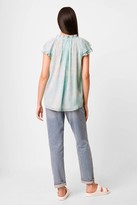 Thumbnail for your product : French Connection Endra Crinkle Frill V Neck Top