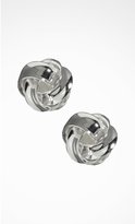 Thumbnail for your product : Express Sterling Silver Knotted Stud Earrings
