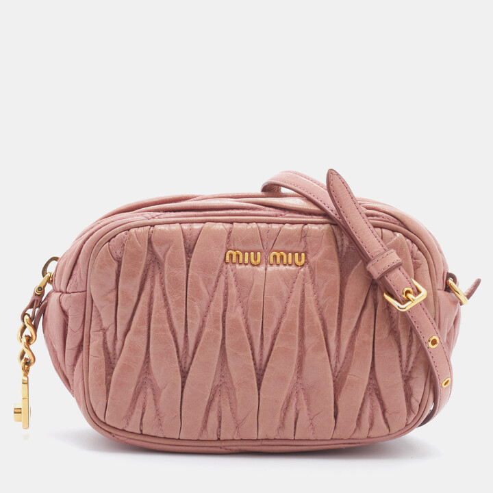 Miu Miu Pink Handbags | Shop The Largest Collection | ShopStyle