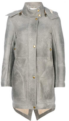 Chloé oversized shearling coat