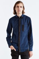 Thumbnail for your product : Standard Issue Contrast Suede Button-Down Shirt